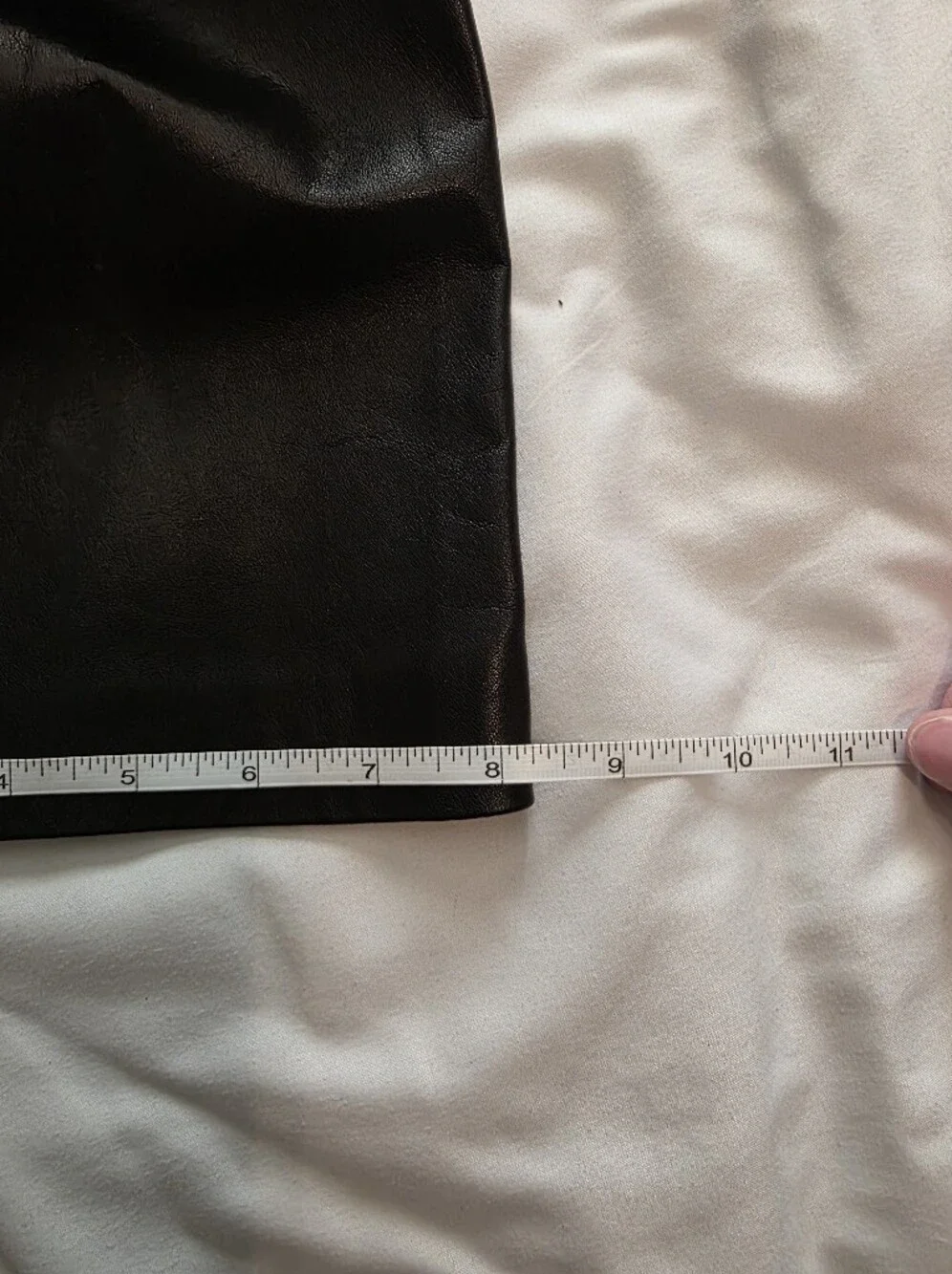 Ann Taylor Vintage Black Leather Pants Size 6